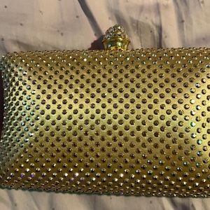 Unbranded gold super sparkly evening bag